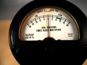 Ideal 900079-25 Times Scale Multiplier Lbr-330 3 1/2 Inch Round New Old Stock