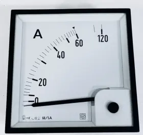 Ime 0-120a Analog Ammeter Amp Meter Panel Mount 60/5a 90mmx90mm