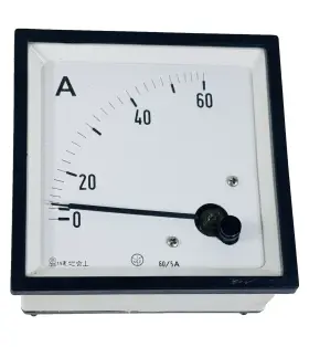 Ime Rq96e 0-60a Analog Ammeter Amp Meter Panel Mount 60/5a 90mmx90mm