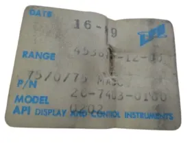 20-7403-0100 Industrial Mro Lfe 75-0-75 Ma Dc Panel Meter Nsmp 20-7403-0100 Industrial Mro Lfe 75-0-75 Ma Dc Panel Meter Nsmp