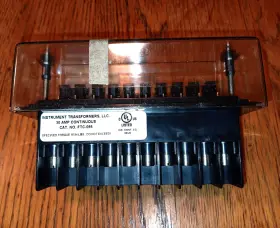 Ftc-066 Instrument Transformers Test Switch 30amp Clear Cover Ge