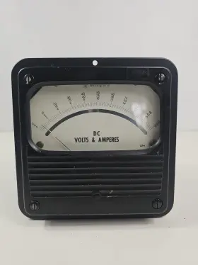 30fx Jbt Westinghouse Electrical Instruments Dc Voltmeter And Amperes Gauge