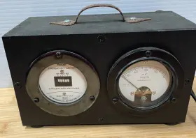 100-130v Jbt 31-fhxx Model Panel Mount Frequency Meter With A.c Volt Untested