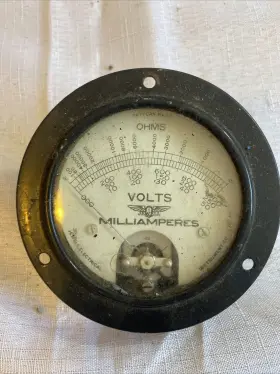 0123 Jewell Vintage Milliamperes Meter