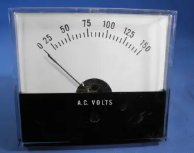 Ms2-ac Jewell Panel Instrments Instruments 0-150 Ac Volts Meter Free Usa Shipping