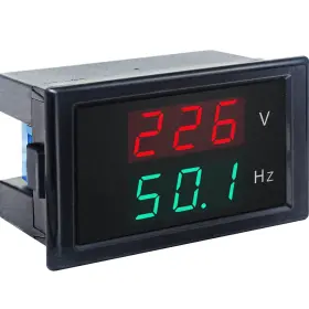 D35-b0167us Ketotek Digital Ac Voltmeter Panel Mounting Meter Ac80-300v Frequency V-hz