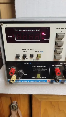 6701 Kikusui Electronics Model Wow And Flutter Meter - Untested #3