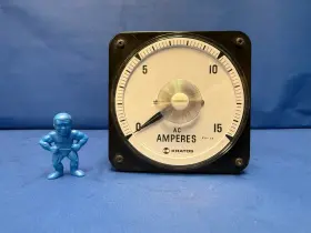 A4a.279 Kratos Panel Meter A.c. Ammeter 0-15 Ac Amperes