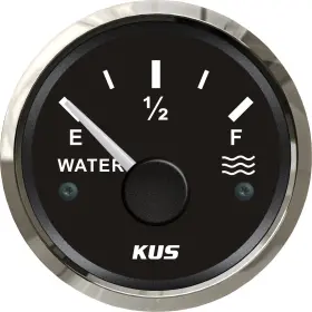 Jmv00001 Kus Cpwr-bs 240-33 Ohm Electric Water Level Gauge 12v / 24v 2 Inch 52mm Wit
