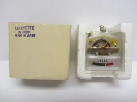 99-50361 Lafayette Level Analog Meter Made In Japan Vintage Nos