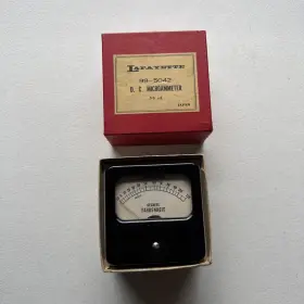 99-5042 Lafayette D.c. Microammeter Made In Japan With Original Box