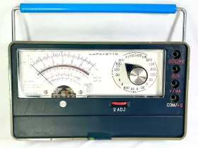 99-50825 Lafayette Vintage 600 Ohms Milliamp Meter