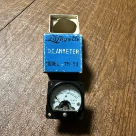 Lafayette Tm-511 Vintage 1-10 Amp Panel Meter Model No 380 Part Japan 1958