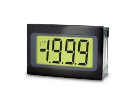 Sp-400 Lascar Sp 400 - Splash-proof Ultra Low Profile Lcd Voltmeter 9 Pin Version