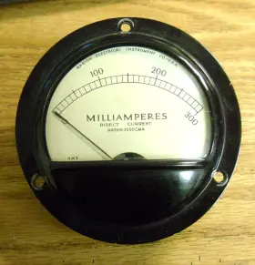 Mr36w300dcma Marion Dc Current Millamp Panel Meter - 300 Ma Hm3