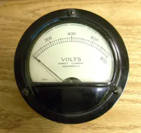 Marion Mr36w80dcvv Dc Volts - 800 Analog Panel Meter Hm3