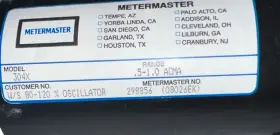 304x Metermaster Shielded Panel Meter 80-120 Percent Oscillator #3
