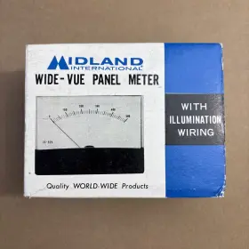 Midland 23-525 Wide View Panel Meter Model Nos Vtg