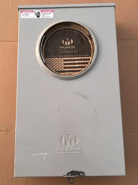 Uc4666-o-wcb-21-ae Milbank Test Switch Meter Socket 6 Term Rngls Plain Top Wld