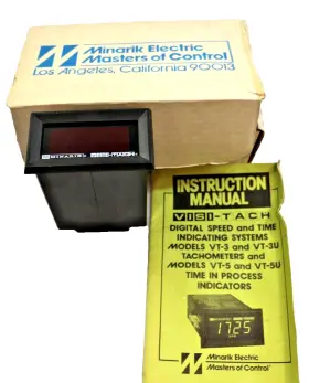 Vt-3-115 Minarik Electric Visi-tach Panel Meter 115 Vac Model Nib New