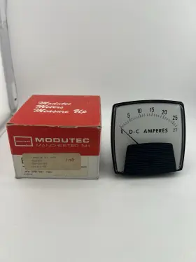 3pb-dvv-005 Modutec Dc Ammeter 0-25a Panel Meter Nos Champion Intl. Corp. Usa