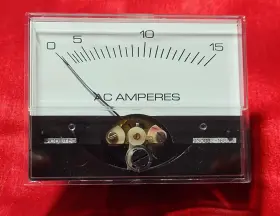 930032-1669d Modutec Ac 0-15a Analog Panel Ammeter Gauge Meter Usa Made - New