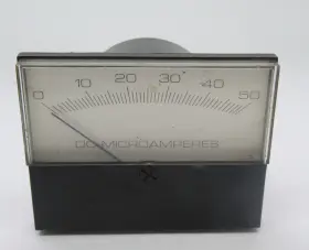 Is-dur-050 Modutec Dc Microamperes Panel Meter 0-50 Used