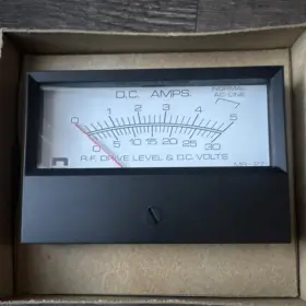 Mb-p7 Modutec Panel Meter 0-30 D.c. Amps 0-5 Normal Ac Line