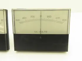 Rt4s-dvv-10u10 Modutec Rt4s Dc Gauge -600-0 600v Amp 5x4 Inch Lot Of 3 #3