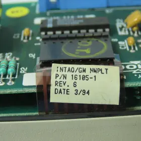 16105-1 Moore Rev. 6 Control Display Assembly #2 16105-1 Moore Rev. 6 Control Display Assembly #2