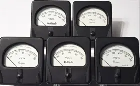 2b891586 Motorola 5 X And Simpson Dc Volt Guage Meter 0-50 0-150 0-750 0-1000 0-1500v