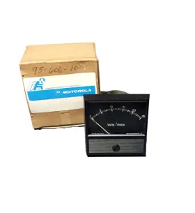 72-84864b10 Motorola 25 Amps Dc Analog Panel Electrical Readout Meter
