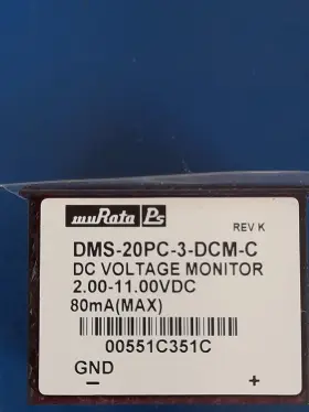 Dms-20pc-3-dcm-c Murata Power Digital Panel Meters 2-wire Meter 2-11vdc Red Led