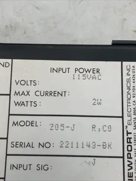 205-j Newport Digital Panel Meter 115 Vac See Pics #3 205-j Newport Digital Panel Meter 115 Vac See Pics #3
