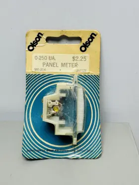 Me-216 Olson Panel Meter Japan 0-250 Microamperes A Dc Ua Usa
