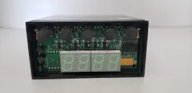 Dp24-e-gn Omega Process Meter 4 Digits Green Led Display Missing Front Cover