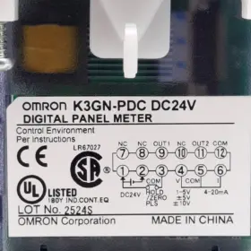 K3gn-pdc Omron Dc24v Digital Panel Meter 24vdc Supply Pnp Input Spst-no Output #2
