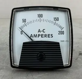 St-90u5aac Panel Components & Systems S And Ammeter 0-200a 300v E483274