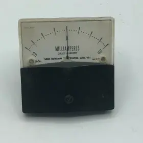 Sb-25 Parker Milliamperes Direct Current Panel Gauge Gage Usa Vintage 2-5/8 Inch Sb-25 Parker Milliamperes Direct Current Panel Gauge Gage Usa Vintage 2-5/8 Inch