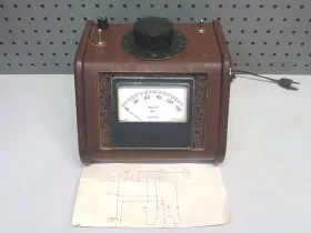 422-03070 Pha Stron Custom Vtg Voltometer 0-150 Ac Volts B