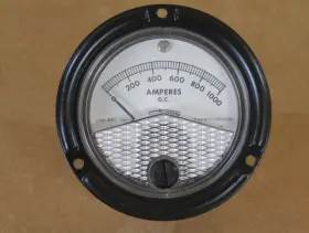 Mr26w001dckar Phaostron Amperes Dc Meter Ammeter 0-1000 Nos Mr26w001dckar Phaostron Amperes Dc Meter Ammeter 0-1000 Nos