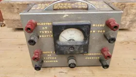 221-02152 Phastron Vintage 221 02152 Usa Calf Dc Volts Meter In Case As Shown