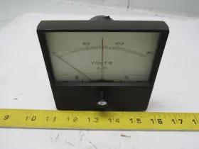 180635 Pioneer Analog Panel Meter 0-150 Vac 4-1/8 Inch X 4-5/8
