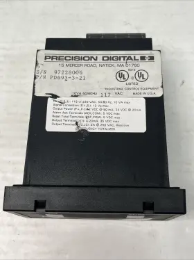 Pd693-3-21 Precision Digital 1/8 Din Panel Meter #3