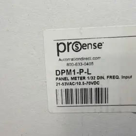 Prosense Dpm1-p-l 1/32din Panel Meter 1/32 Din Freq. Input 21-53vac/10.5-70vdc