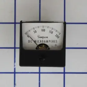 529-04605 Simpson 04605 1212t Analog Panel Meter 0-200 A Dc Microammeter Mouser