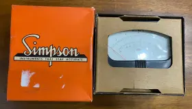 1120-0016 Simpson Nos Oem Milliwatts Dbm Hp Hewlett Packard 4 1/2 Inch Meter