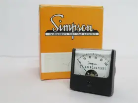 1212-04295 Simpson 231140 New In Box Analog Panel Meter 0-100vdc Size 1-1/2 Inch