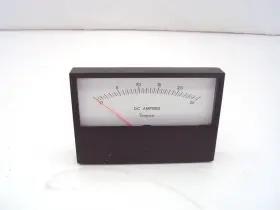 15035 Simpson Model 25 Amp Dc Analog Panel Meter 10cm X 6.7cm