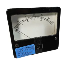15750gm Simpson Illuminated Panel Meter 0-12 Microamperes #2